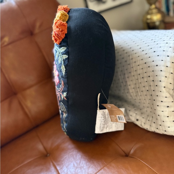 dias de los muertos, world market sugar skull embroidered pillow,day of the dead - Picture 2 of 5